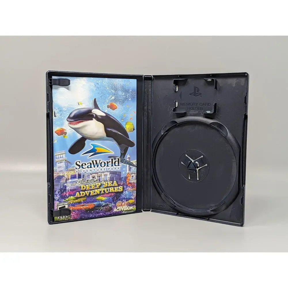 SeaWorld Adventure Park PS2 PlayStation 2 Replacement Case & Manual Only No Game